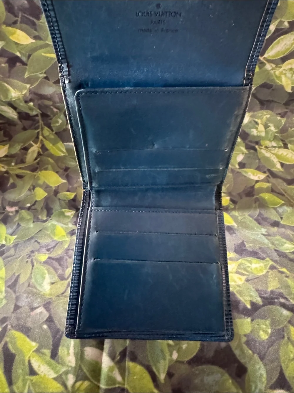 Louis Vuitton Epic Compact Wallet Compact Leather Wallet -  Blue